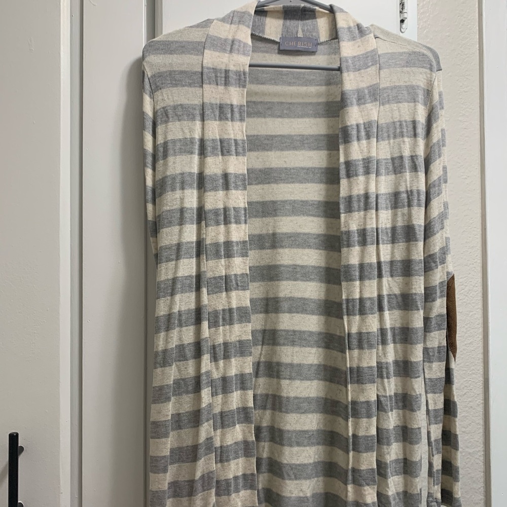 Striped cardigan